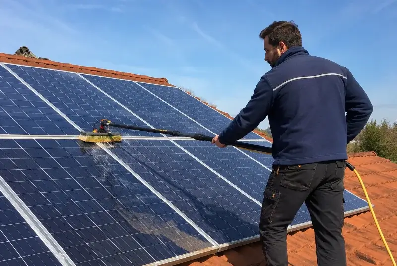 Nettoyage et entretien de panneaux solaires à Soustons